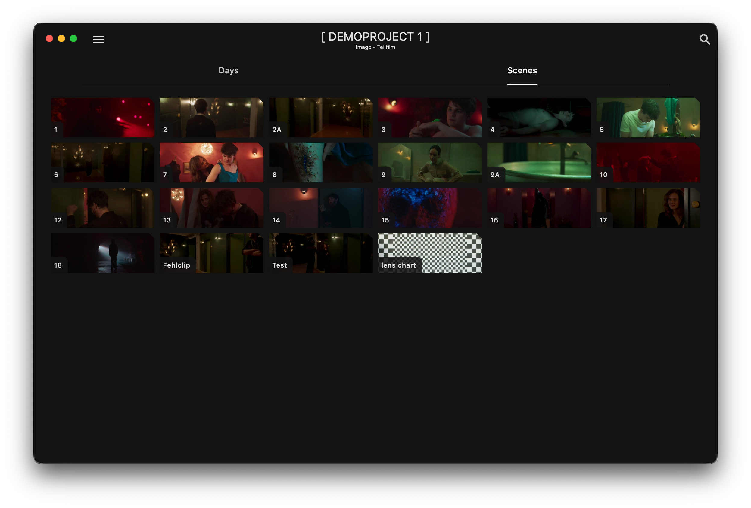 o/DAILIES interface preview 1