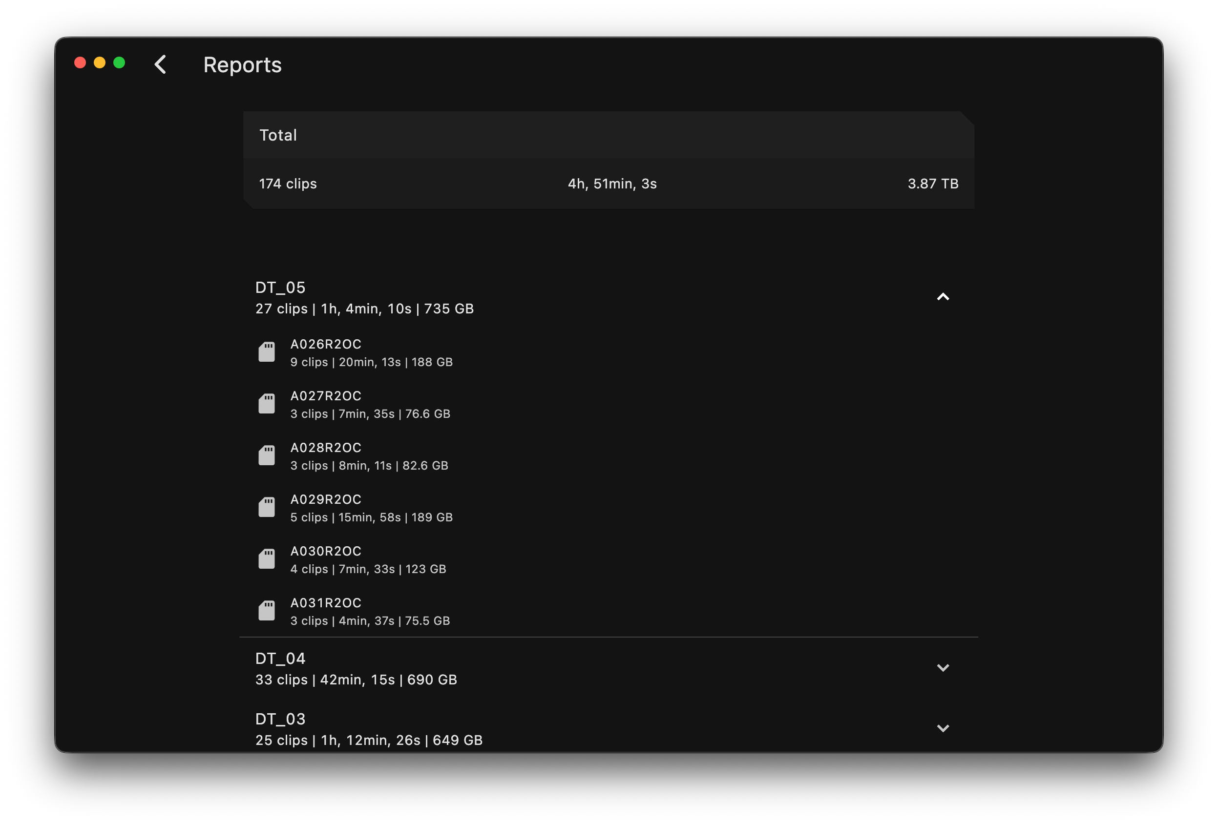 o/DAILIES interface preview 5